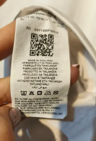 Camiseta Valencia CF manga larga.T/M