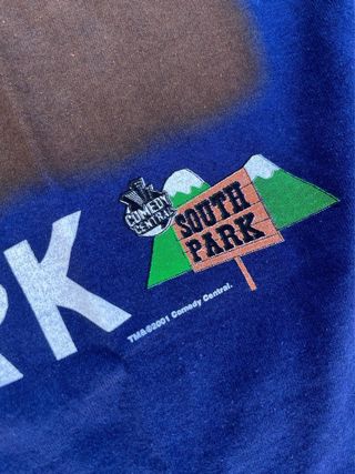 2002 Camiseta Merch Deadstock South Park Comedy Ce