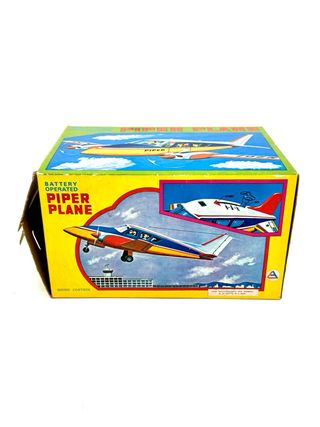 Aereo Piper Plane Latta Vintage con Scatola