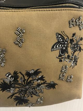 Borsa Desigual tracolla verde militare