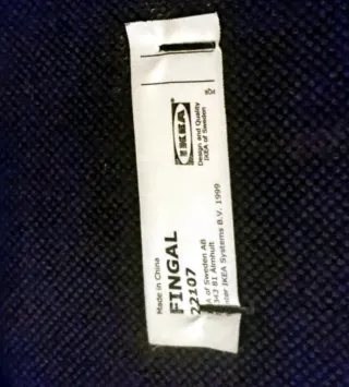 Sillón de oficina IKEA negro