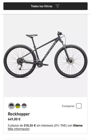 Specialized Rockhopper 29 Talla L