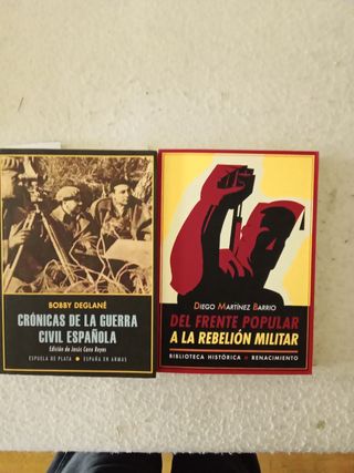 3 Libros Guerra civil