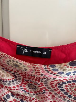 Abito elegante seta rosso corallo