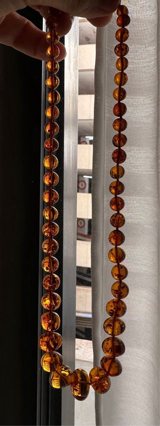 Collar Ámbar Natural 47cm 25g
