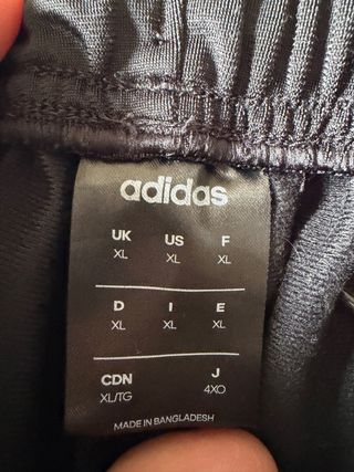Pantaloni tuta Adidas neri taglia XL
