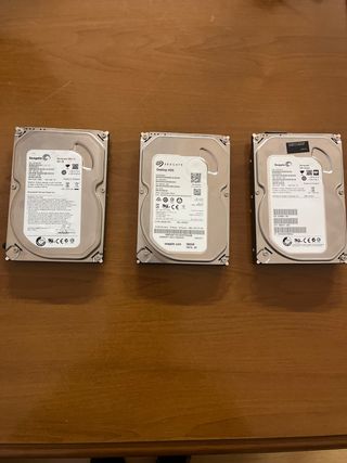 3 Discos Duros Seagate 500GB