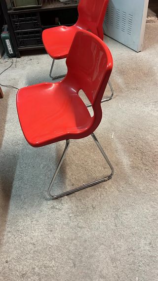 Sillas Overman Vintage Rojas Precio unidad