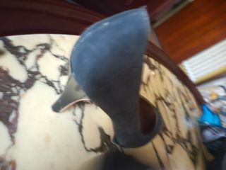 Zapatos tacón negros talla 39, una puesta