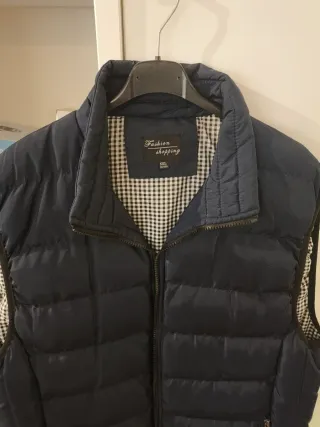 Chaleco acolchado hombre azul XXL