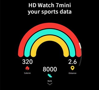 Smartwatch 7 Mini Gris/Negro