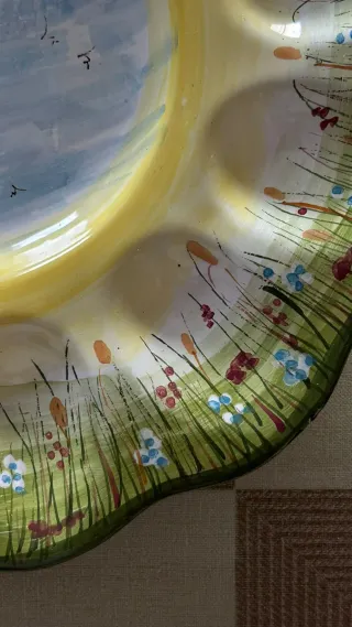 Piatto Pasquale Decorato