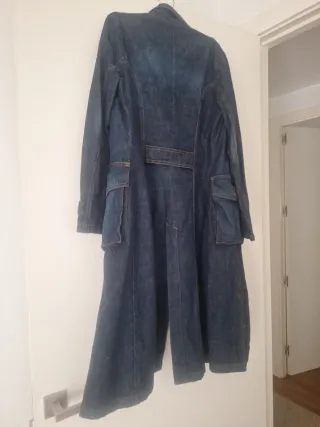 Chaqueta larga tejana