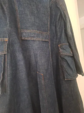 Chaqueta larga tejana