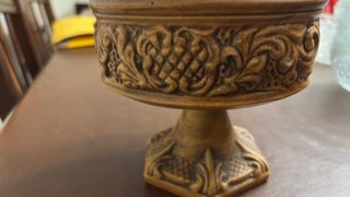 Calice ceramica vintage decorato