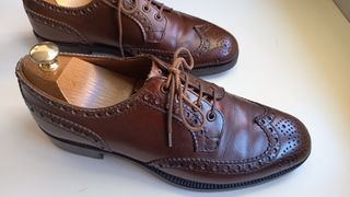 SAXONE Derby Brogues Pelle 42,5