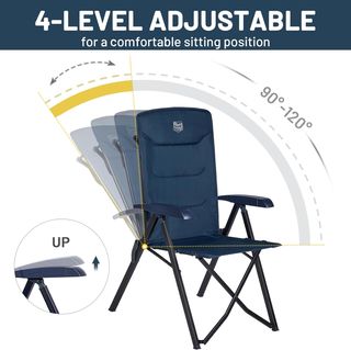 Silla de camping-playa Timber Ridge 150kg azul