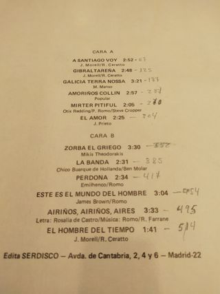 3 Vinilos grupos por 10 €