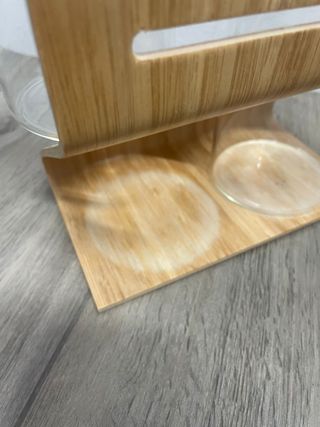 Organizzatore IKEA Doppio in Bambù e Bicchieri