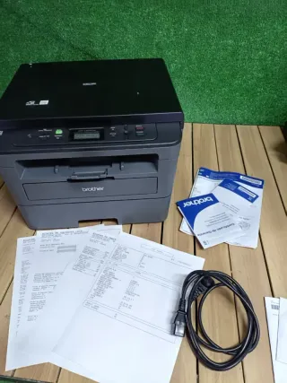 Brother DCPL2530DW - Stampante multifunzione laser monocromatica WiFi con stampa fronte/retro automatica e connessione mobile