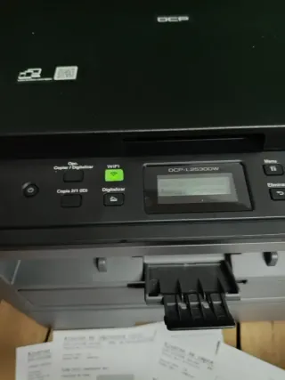 Brother DCPL2530DW - Stampante multifunzione laser monocromatica WiFi con stampa fronte/retro automatica e connessione mobile