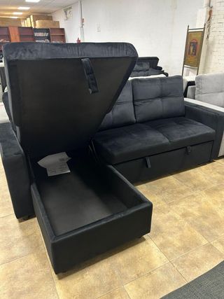 Sofá cama en L reversible + arcon ¡NUEVO!