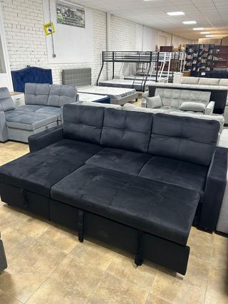 Sofá cama en L reversible + arcon ¡NUEVO!