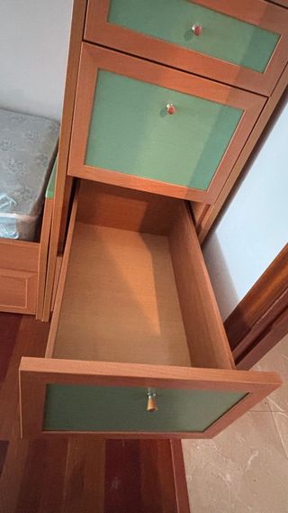 Litera 90cm con escritorio y cajones (Negreira)