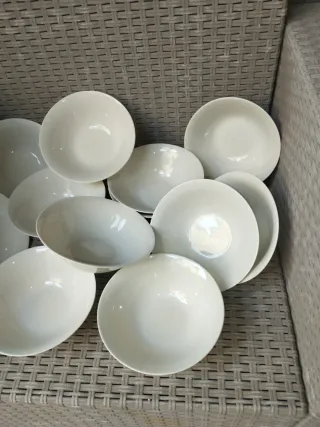 12 Insalatiere in Porcellana cm 18