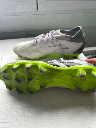 Adidas Predator Botas Fútbol Blancas Talla 40
