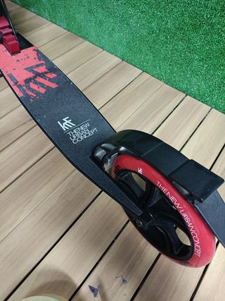 KRF The New Urban Concept Premier City 200 Patinete Plegable Doble Suspención para Desplazamiento Urbano, Unisex Adulto