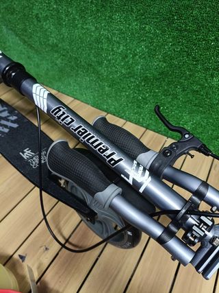 PATINETE KRF PREMIER CITY 200 SUSPENSION DELANTERA GRIS