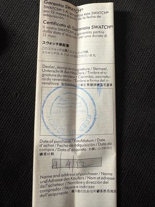 Swatch Quarzo Collezione Swiss Made