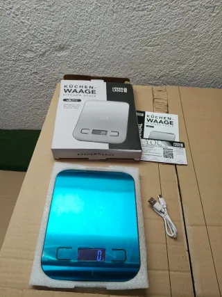 Báscula Cocina Digital LEBENLANG Recargable USB