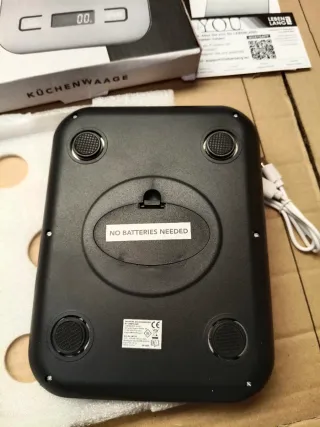 Báscula Cocina Digital LEBENLANG Recargable USB