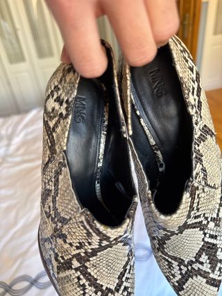 Botín Mango Animal Print Talla 36