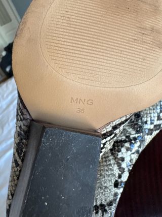 Botín Mango Animal Print Talla 36