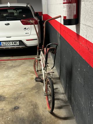 Bici Low Rider Blanca y Roja