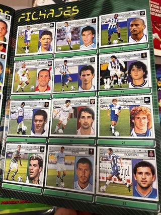 Álbum Cromos Liga 2001-2002