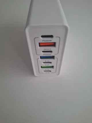 120W cargador 7USB Carga Rápida