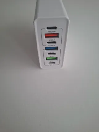 120W cargador 7USB Carga Rápida