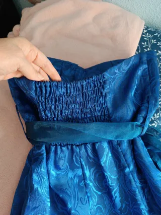 Vestido de fiesta azul