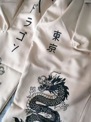 Pantalón asiático dragón + regalo