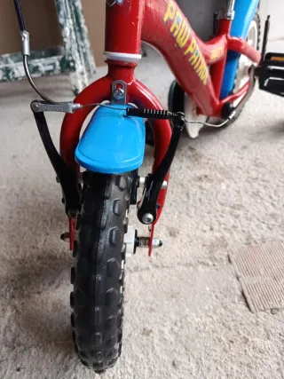 Bicicleta infantil Paw Patrol con ruedines