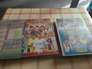 3 Álbumes Fútbol Panini + Cromos