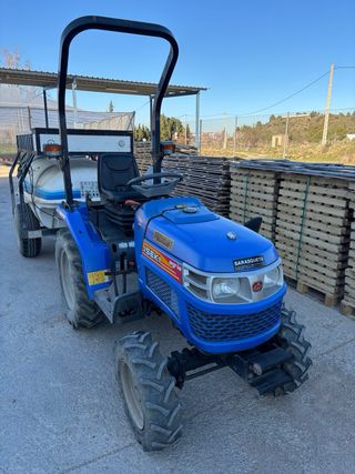 Tractor Iseki 3160+Cuba Marisan+Remolque+arado
