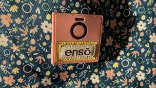 Mochila Enso floral azul y rosa