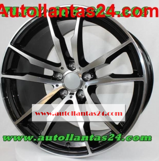 Pack 4 llantas para bmw x6 x5 vintage blac