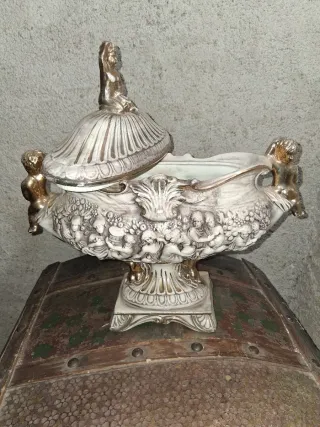 Sopera/Salsera Porcelana Antigua