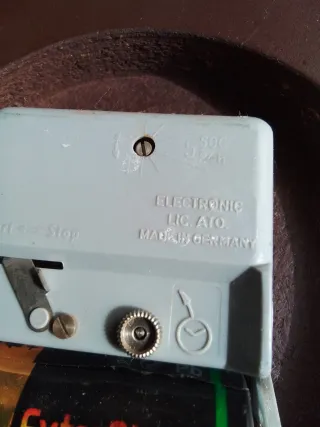 Reloj antiguo cuero metal Alemania